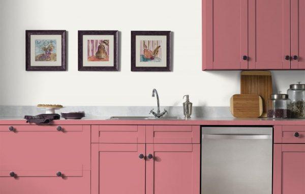 pink kitchen decorating ideas