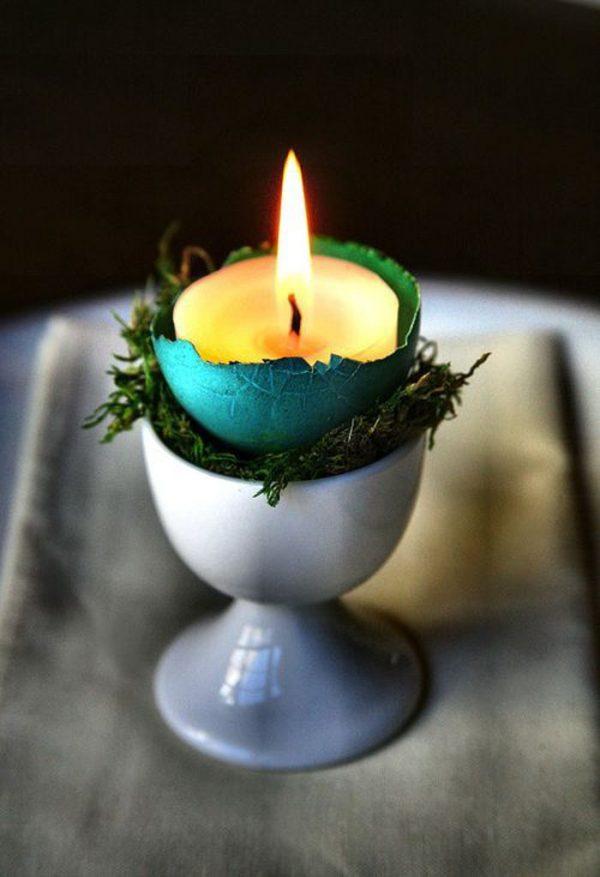 egg shell candles