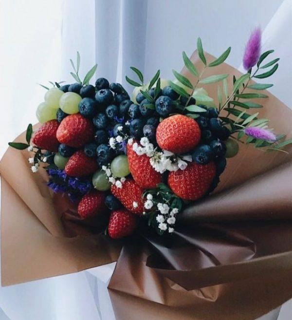 fruit bouquet for valentine's day