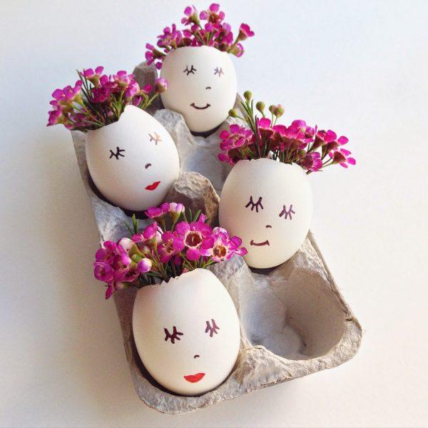 easter egg vase