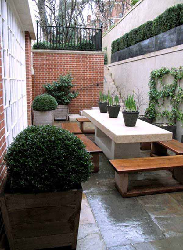 narrow very small garden ideas on a budget