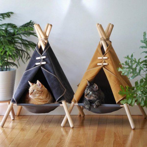 diy amazing cat house for two beautiful kittens
