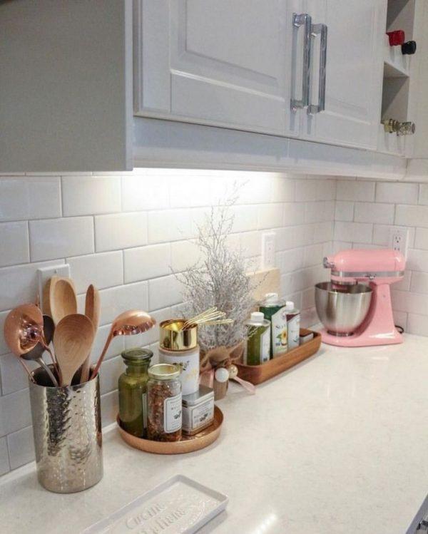how to organize kitchen countertops