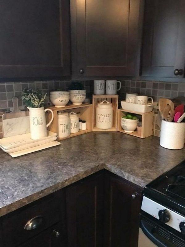 kitchen countertop organization ideas
