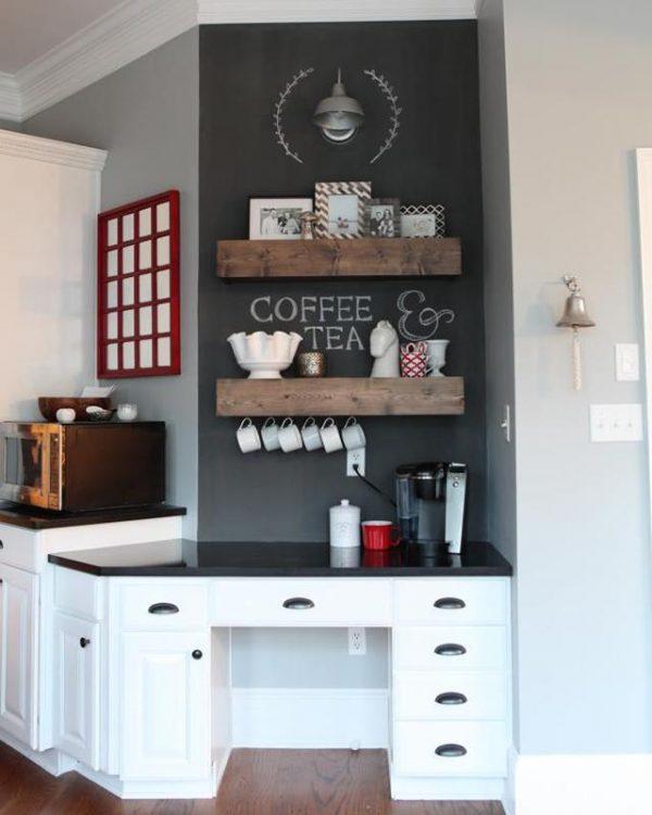 coffee station ideas for kitchen