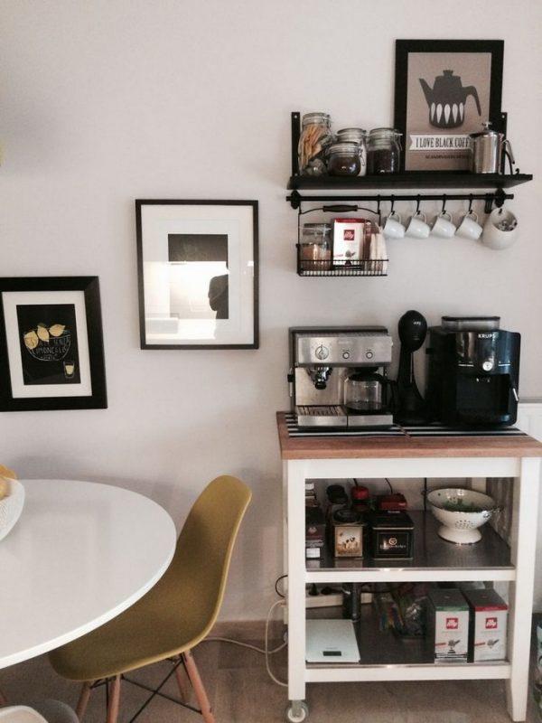 coffee stations in kitchens