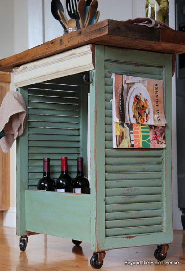 ideas for repurposing old shutters