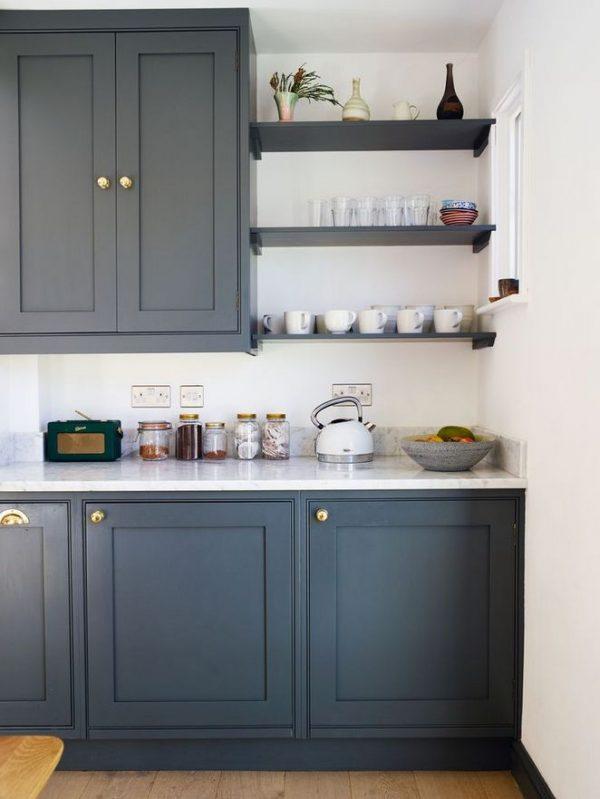 painted kitchen cabinets grey