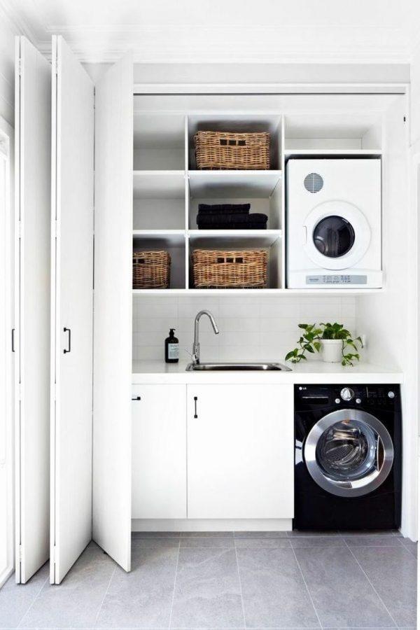 organization ideas for small laundry room