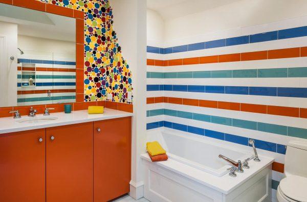 paint ceramic tiles in bathroom