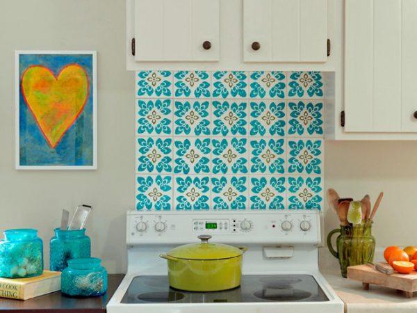 paint ceramic tiles in kitchen