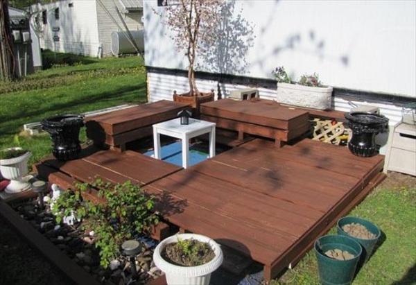 pallet wood deck