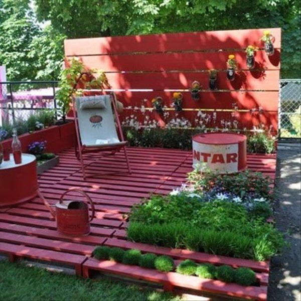 pallet deck diy