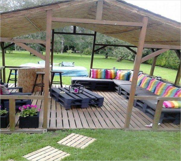 wooden pallet deck ideas