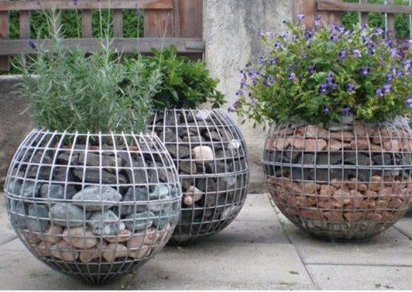 gabion planters