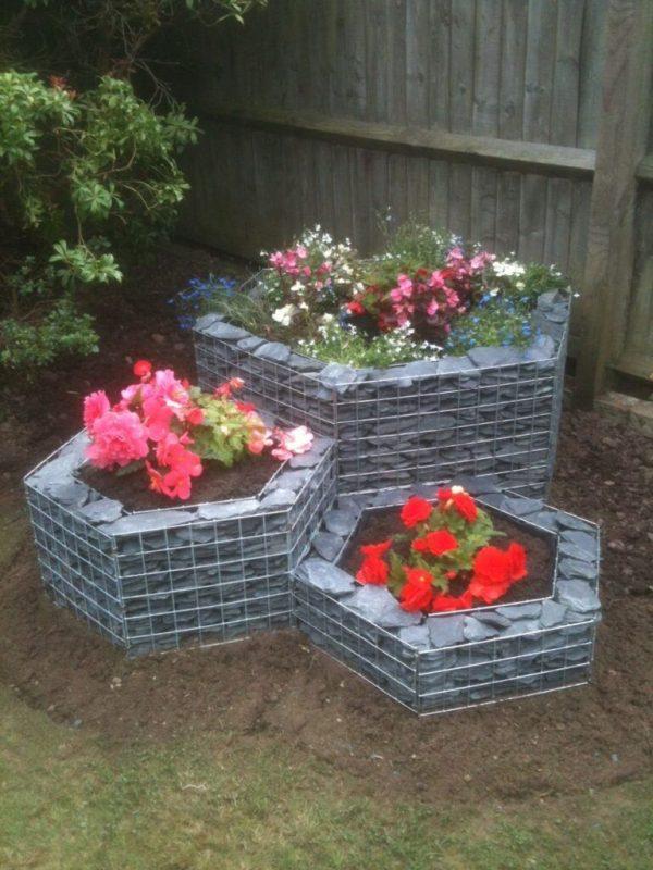 gabion planter ideas