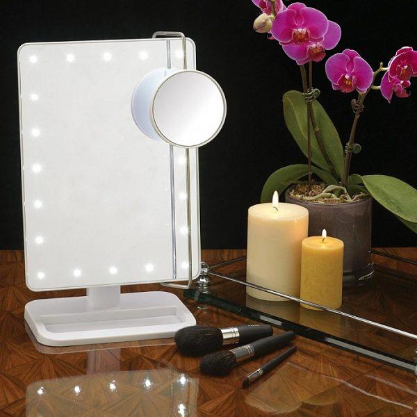 mirror with led light