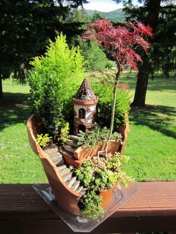 how to create a fairy garden outdoors