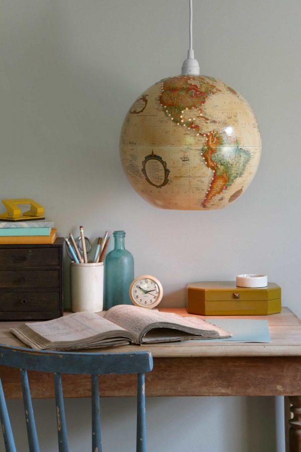 world globe lights