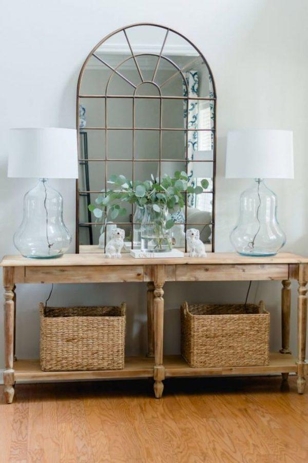 arched wall mirror