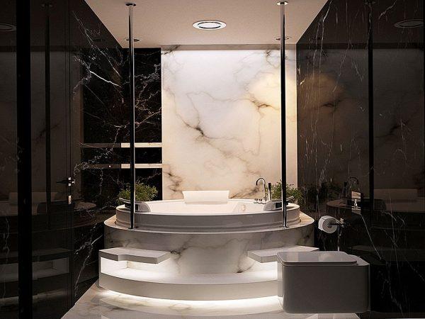 luxury marble bathrooms