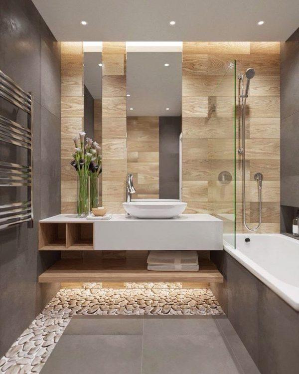 brown small bathroom ideas