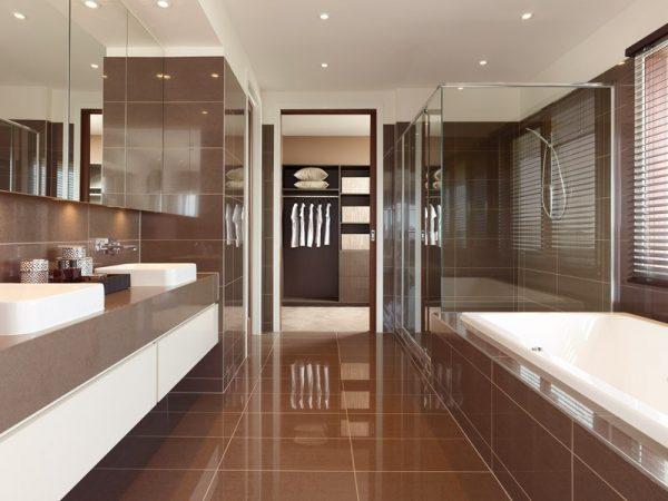 brown bathroom tile ideas