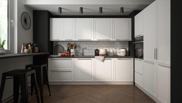 white kitchen cabinets