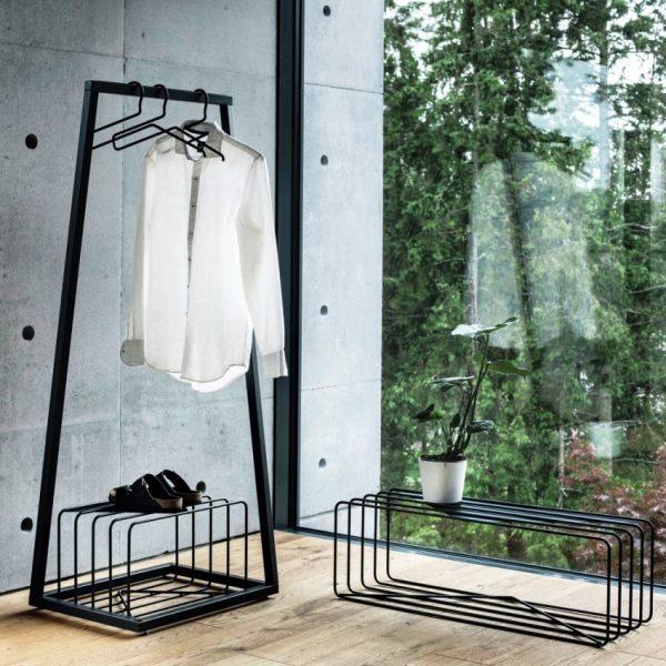 metal clothes rack