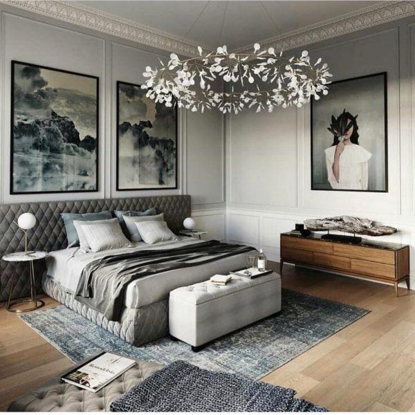 modern neutral bedroom