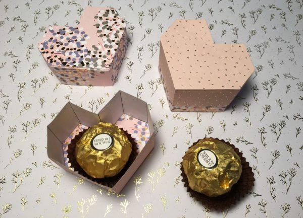 heart shaped gift box