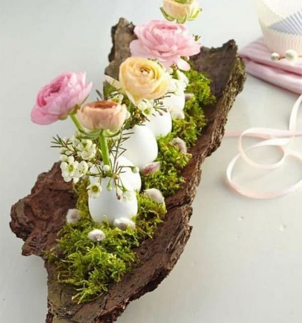 Rustic easter decor