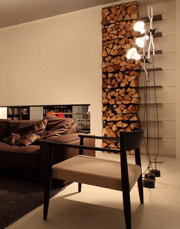 indoor log rack