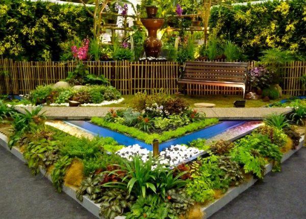 flower bed designs