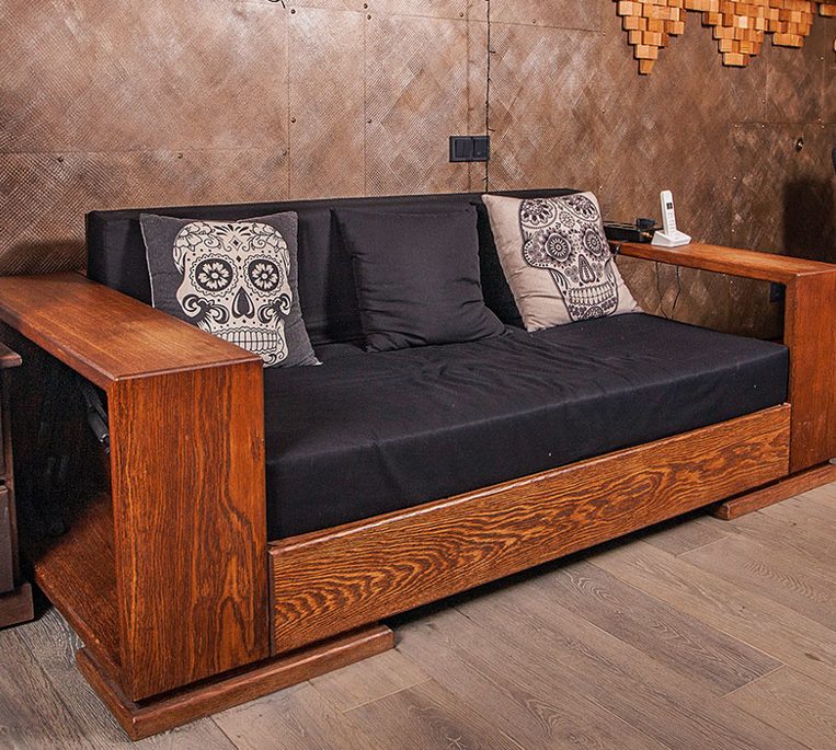 Diy wooden sofa