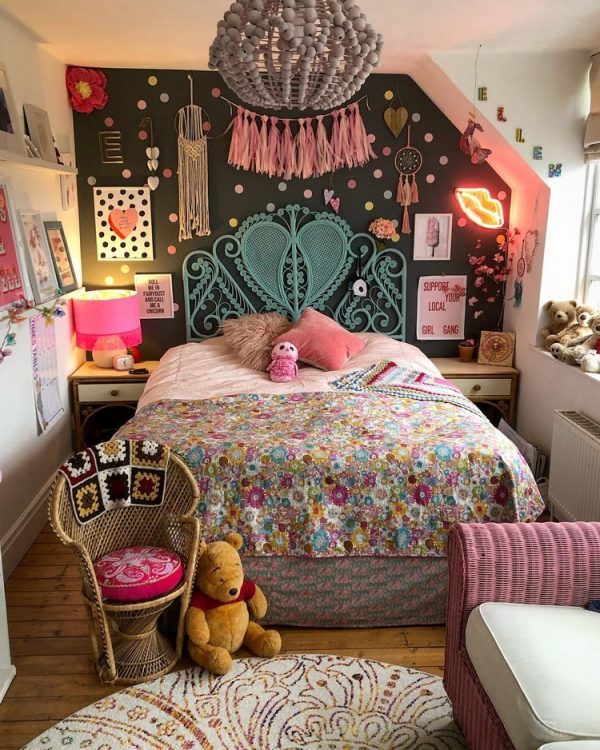 boho toddler girl room