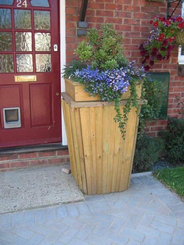 plants to hide garbage cans