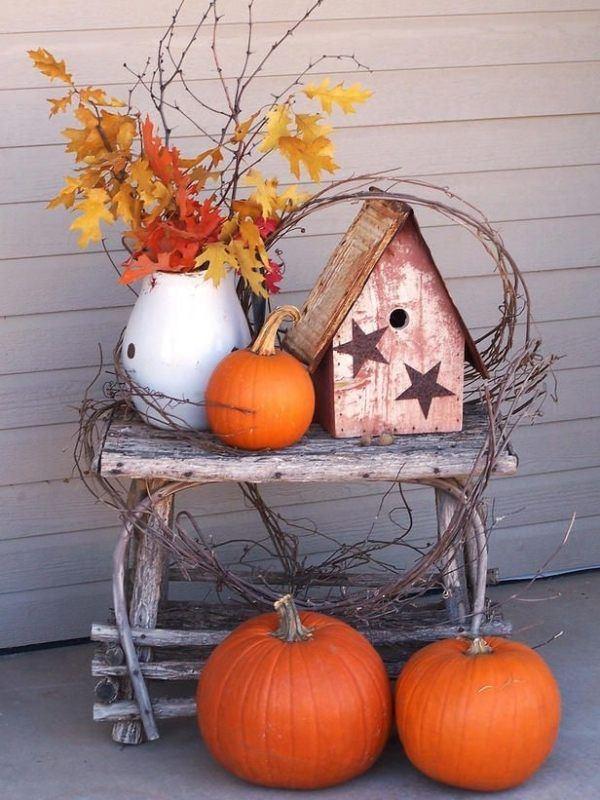 outdoor autumn decoration