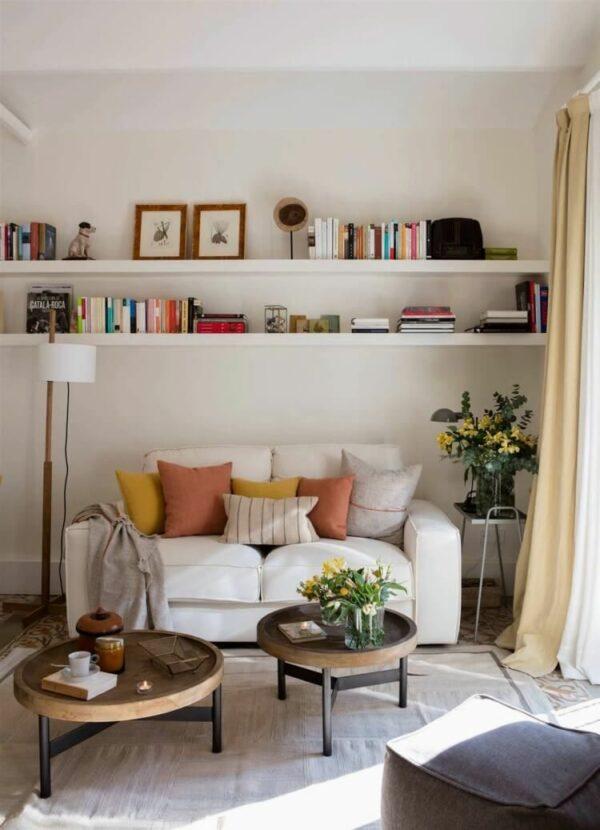 shelf above sofa ideas