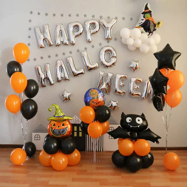 happy halloween balloons