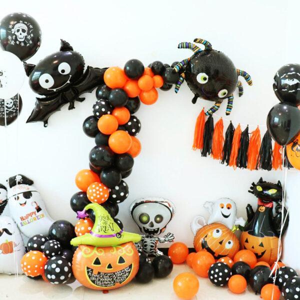 halloween balloon centerpieces