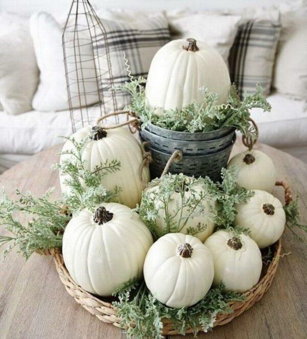 White pumpkin decorating ideas