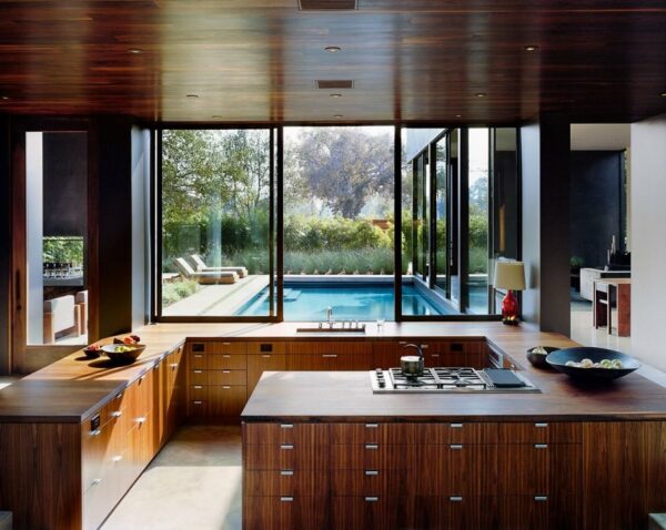 large kitchen window