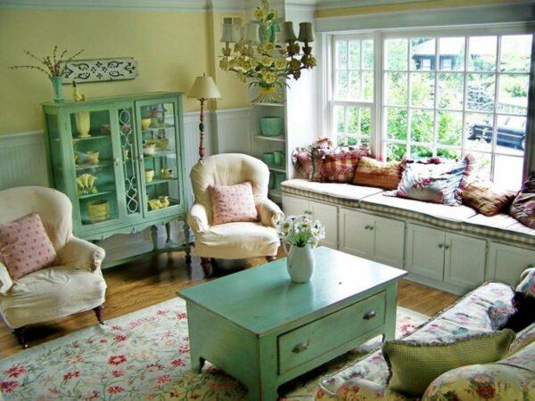 vintage living room furniture