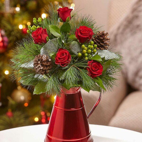 christmas vases ideas