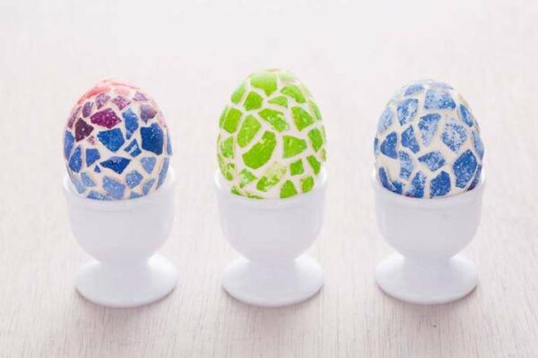 easter egg mosaic art