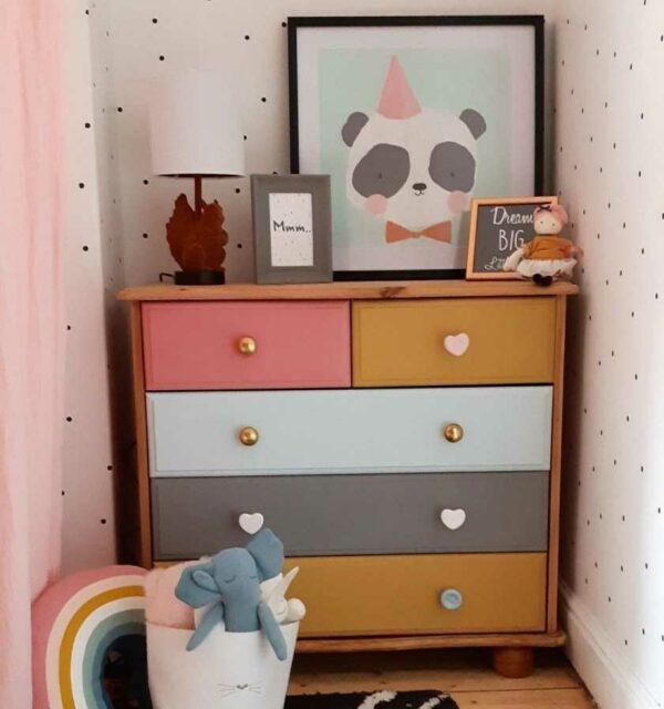 childrens painted chest of drawers