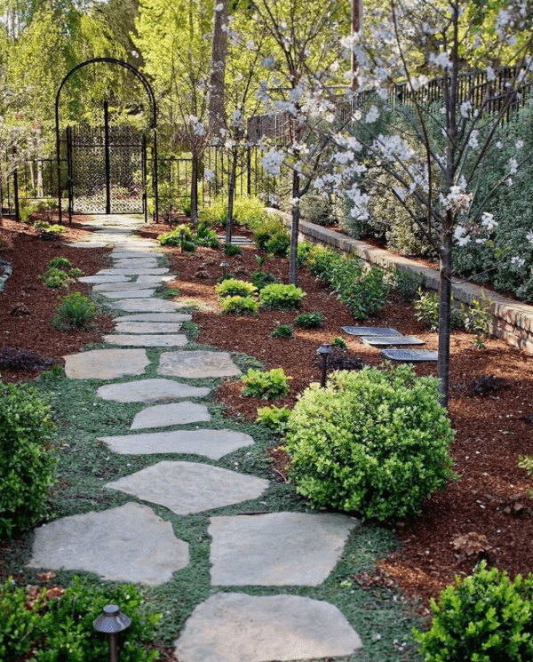 DIY a Stone Path in The Garden