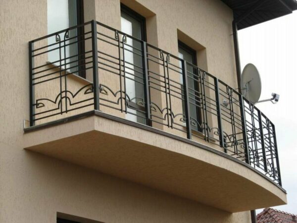 modern balcony fence