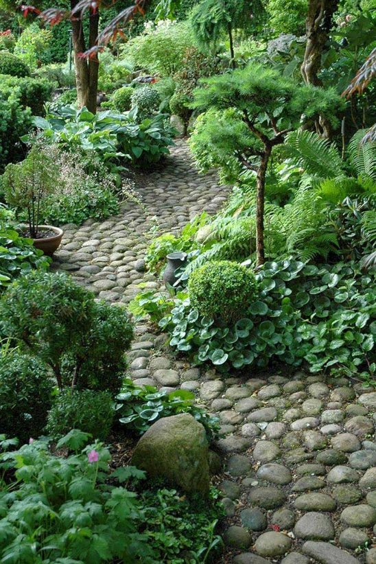 natural stone path